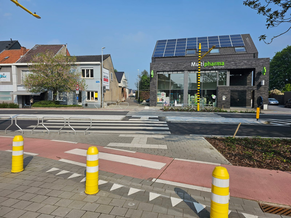 Heraanleg bushaltes Brusselsesteenweg