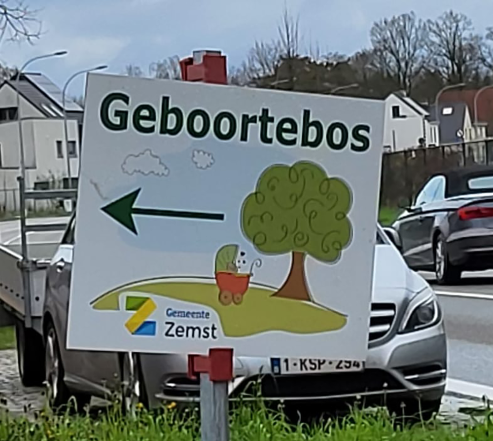 Aanleg geboortebos in Elewijt